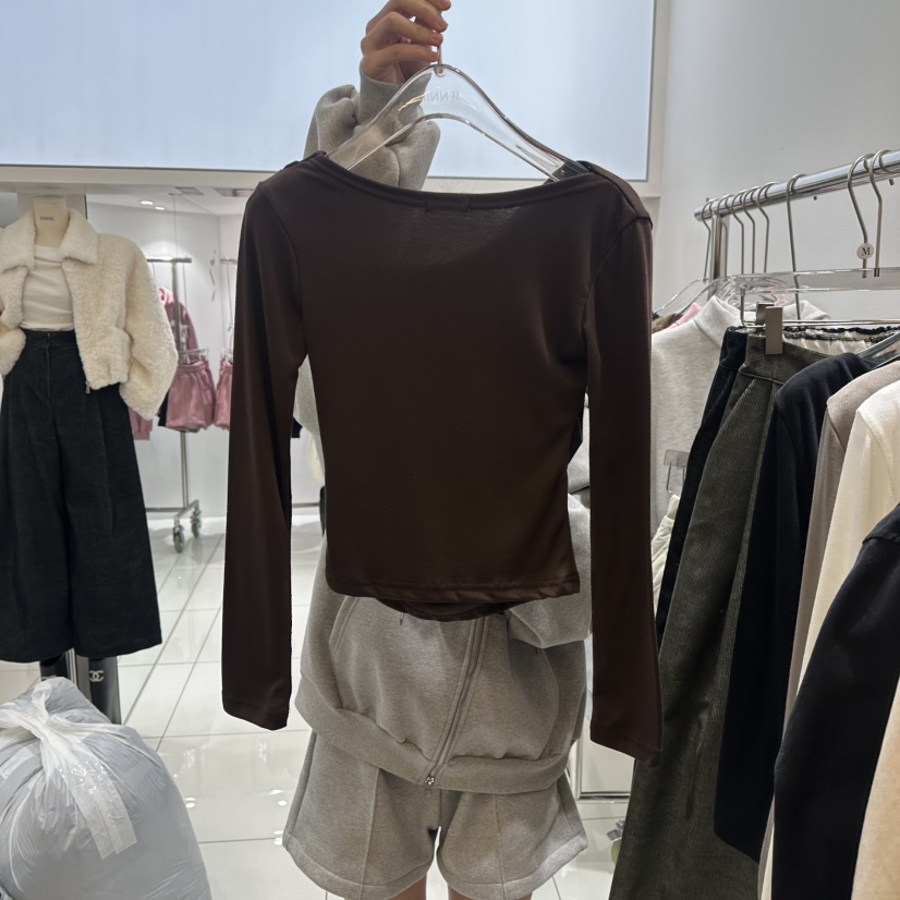 JENNIE東大門㊣實拍女士新款25秋冬真品休閑推薦熱賣長袖T恤JENNIE/VENEFIT長袖T恤