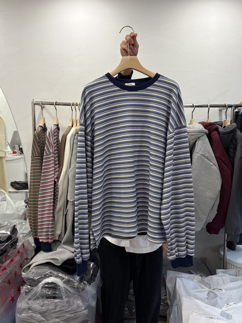 DELICATE韓國直郵㊣女士新款職業休閑熱賣推薦25秋冬長袖T恤DELICATE長袖T恤圖色2