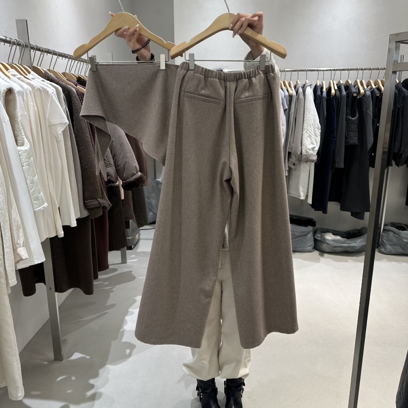 OVU東大門㊣直郵女裝新款休閑25秋冬真品推薦套裝兩件套圍巾OVU套裝