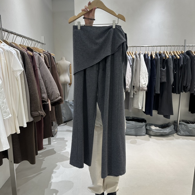 OVU東大門㊣直郵女裝新款休閑25秋冬真品推薦套裝兩件套圍巾OVU套裝圖色2