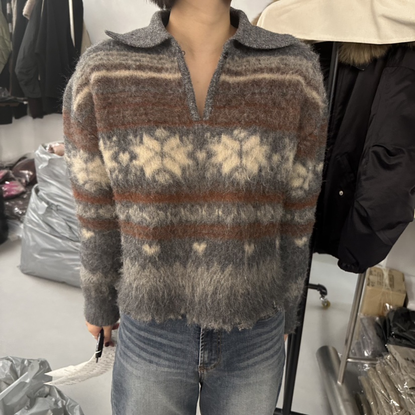 DOUBLE STANDARD/LE SMOKING/MAISONSTAFF東大門㊣實拍女裝新款25秋冬毛衣MAISONSTAFF毛衣圖色2