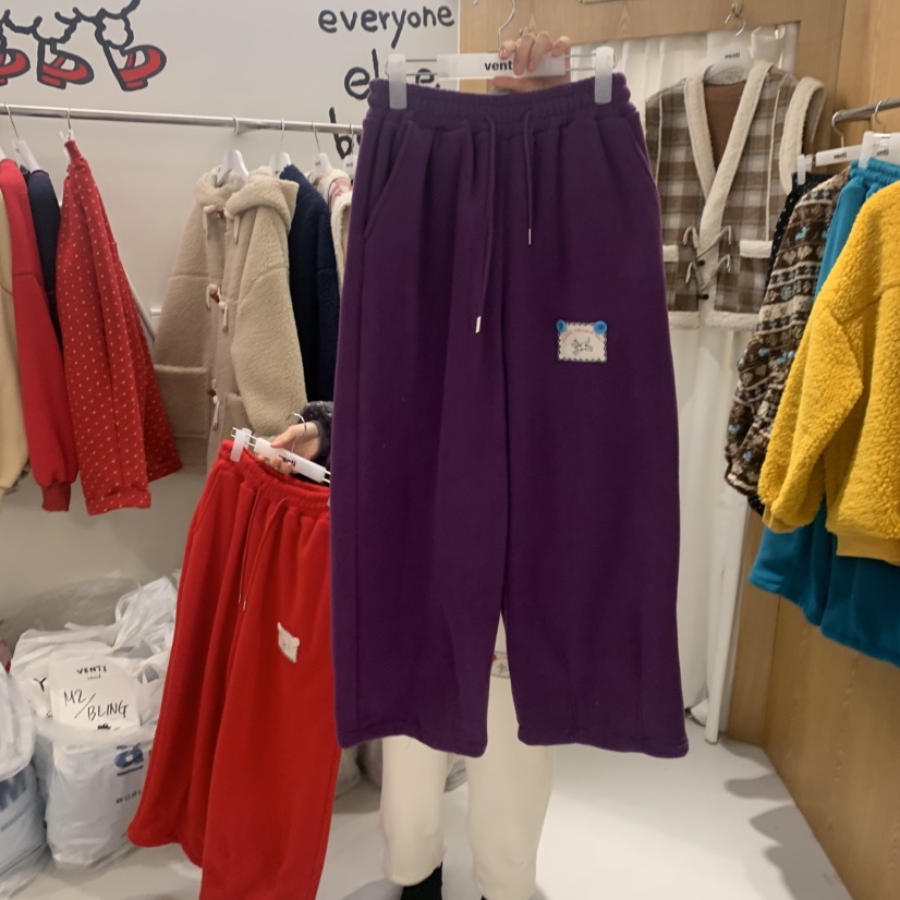 VENTI東大門㊣直郵女裝新款推薦25秋冬職業熱賣真品休閑褲保暖VENTI休閑褲圖色1