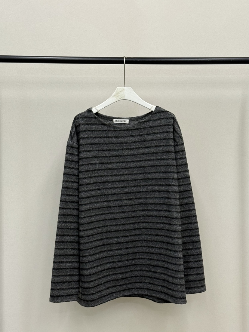 MUCH MORE韓國代購㊣女士新品人氣時尚25秋冬熱賣職業長袖T恤MUCH MORE長袖T恤圖色1