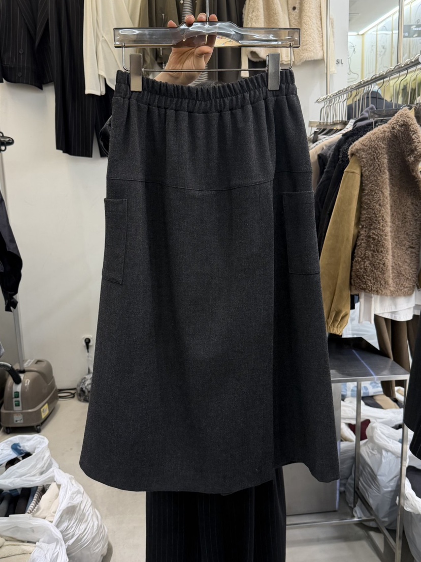 THE SIL東大門㊣直郵女士新款人氣真品時尚25秋冬半身裙中短裙THE SIL/1 2ILLY半身裙/中短裙