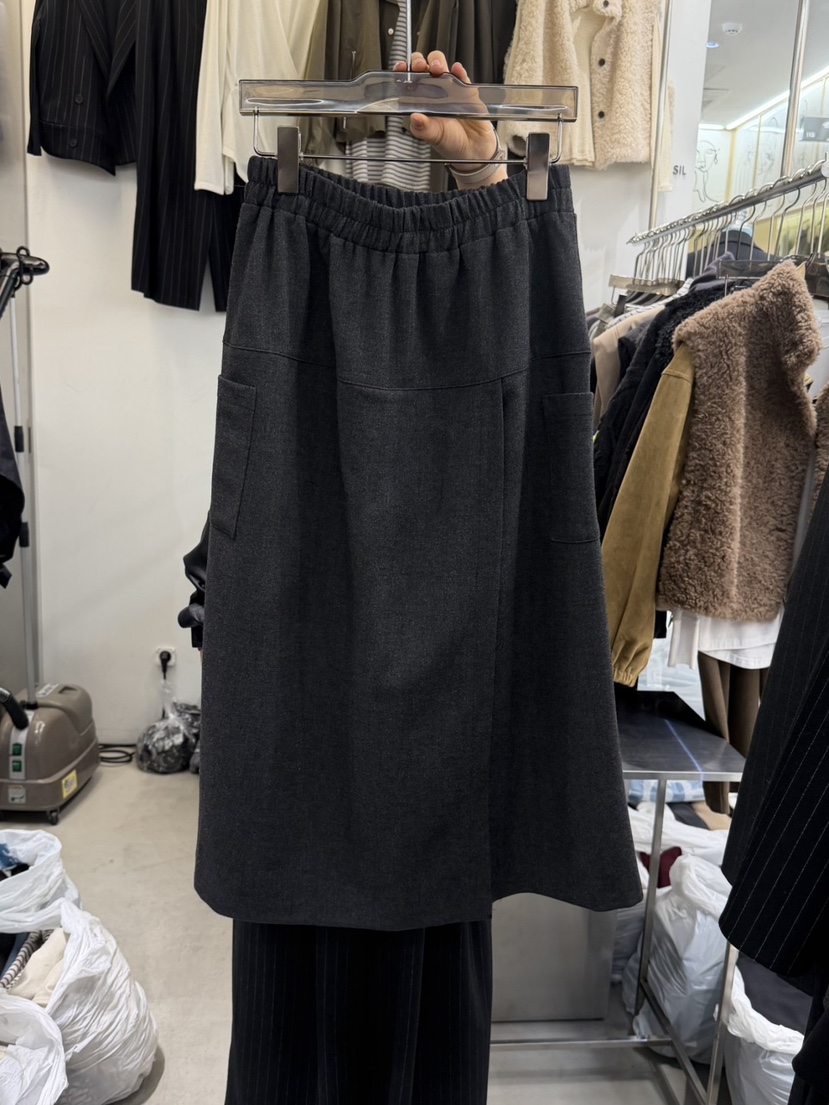 THE SIL東大門㊣直郵女士新款人氣真品時尚25秋冬半身裙中短裙THE SIL/1 2ILLY半身裙/中短裙圖色2