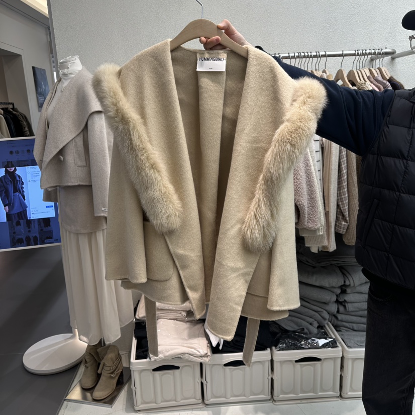 HUMMING BIRD韓國代購㊣女士新款25秋冬職業推薦夾克含腰帶HUMMING BIRD夾克圖色1