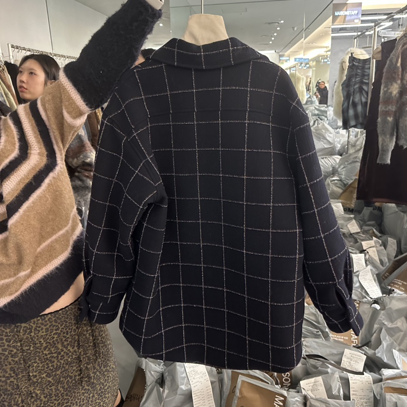 DOUBLE STANDARD/LE SMOKING/MAISONSTAFF韓國代購㊣女士新款25秋冬夾克MAISONSTAFF夾克