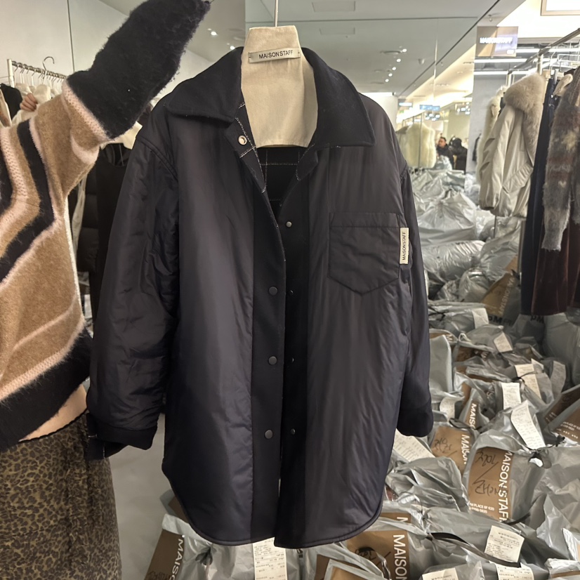 DOUBLE STANDARD/LE SMOKING/MAISONSTAFF韓國代購㊣女士新款25秋冬夾克MAISONSTAFF夾克