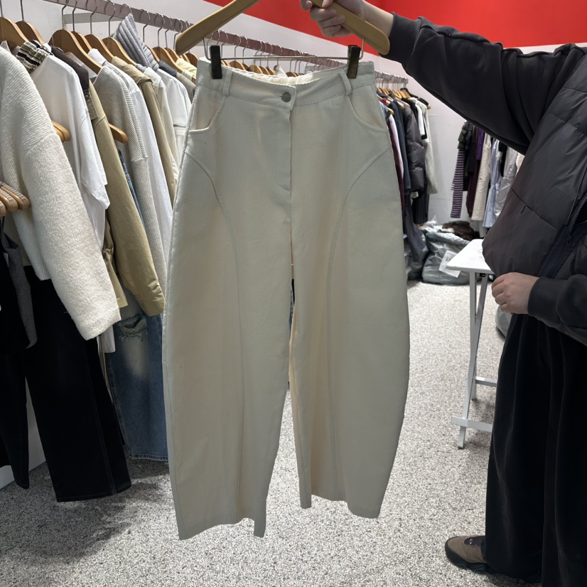 ATPZ韓國代購㊣女裝新品推薦時尚真品休閑職業25秋冬休閑褲ATTENTION PLEAES休閑褲圖色1