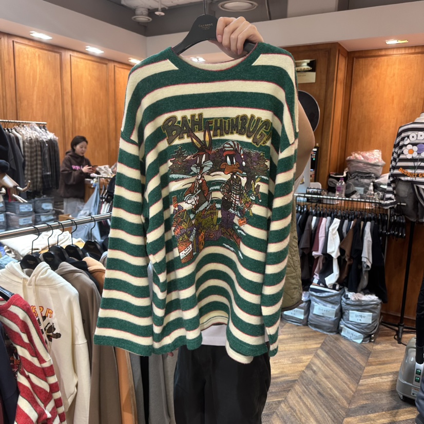 GARMENT-P東大門㊣代購女士新品推薦真品時尚熱賣職業長袖T恤GARMENT長袖T恤圖色2