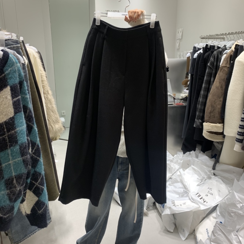 NUESE韓國直郵㊣女裝新款職業時尚推薦熱賣真品休閑25秋冬休閑褲NUESE休閑褲圖色2