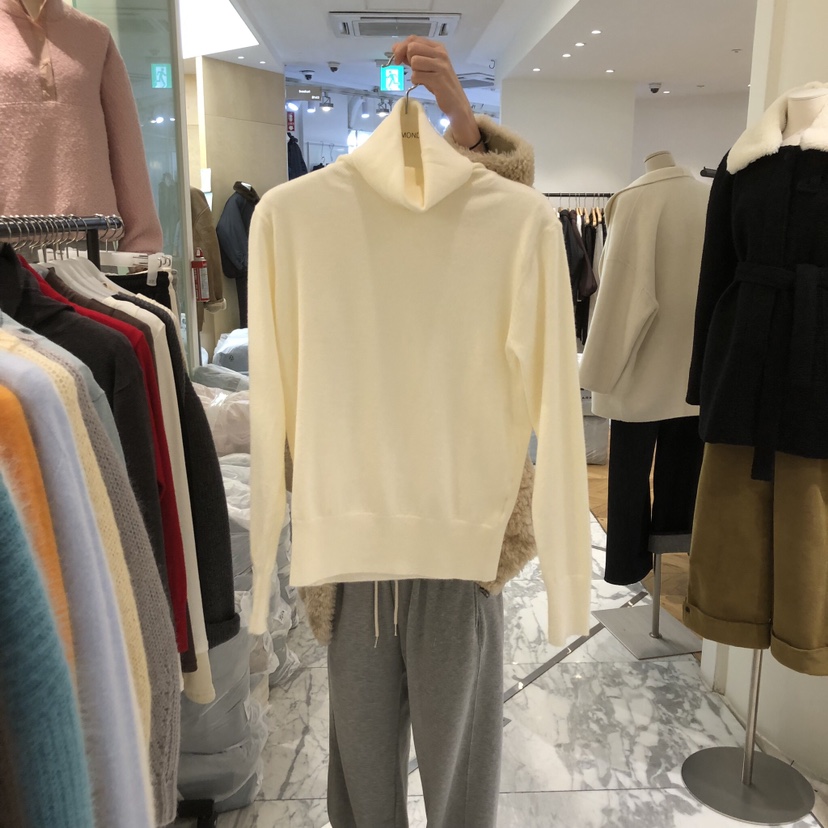 ALMOND東大門㊣實拍女裝新品時尚人氣職業休閑推薦熱賣針織衫ALMOND針織衫圖色2