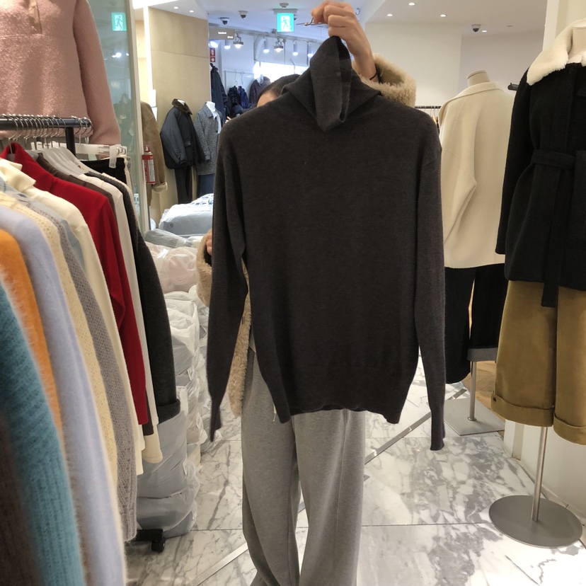 ALMOND東大門㊣實拍女裝新品時尚人氣職業休閑推薦熱賣針織衫ALMOND針織衫圖色3