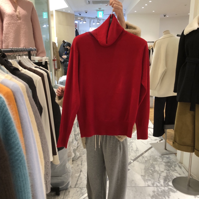 ALMOND東大門㊣實拍女裝新品時尚人氣職業休閑推薦熱賣針織衫ALMOND針織衫圖色4