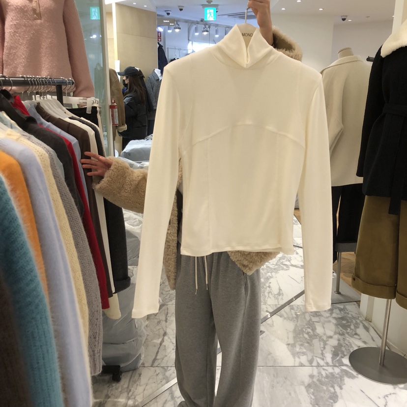 ALMOND東大門㊣實拍女裝新品時尚人氣職業休閑推薦熱賣針織衫ALMOND針織衫圖色5