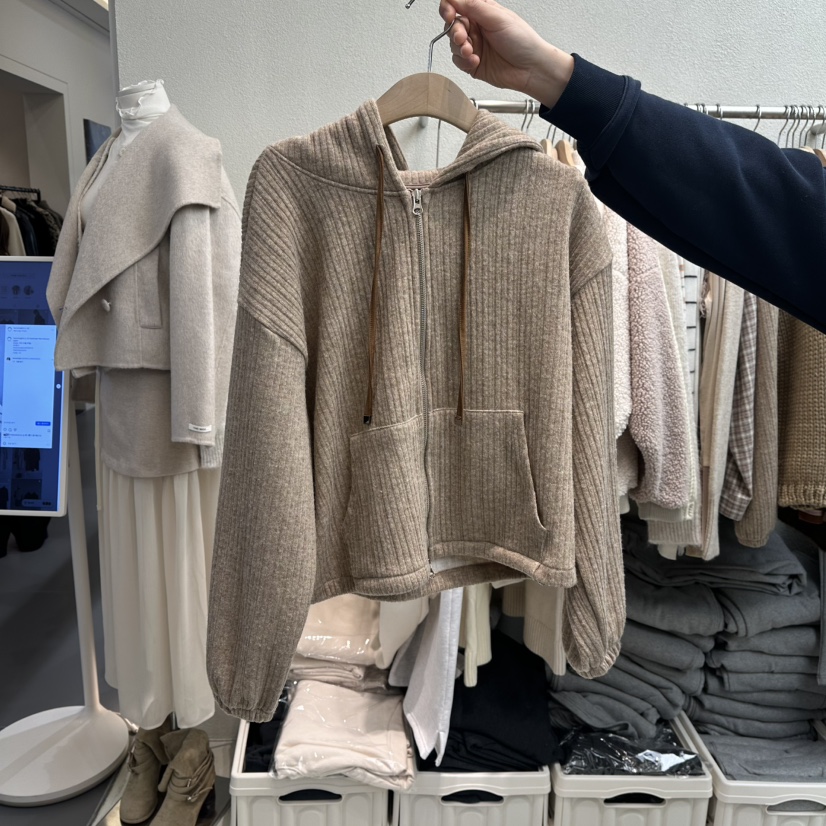 HUMMING BIRD東大門㊣直郵女裝新品時尚真品夾克連帽衫麂皮HUMMING BIRD夾克圖色1