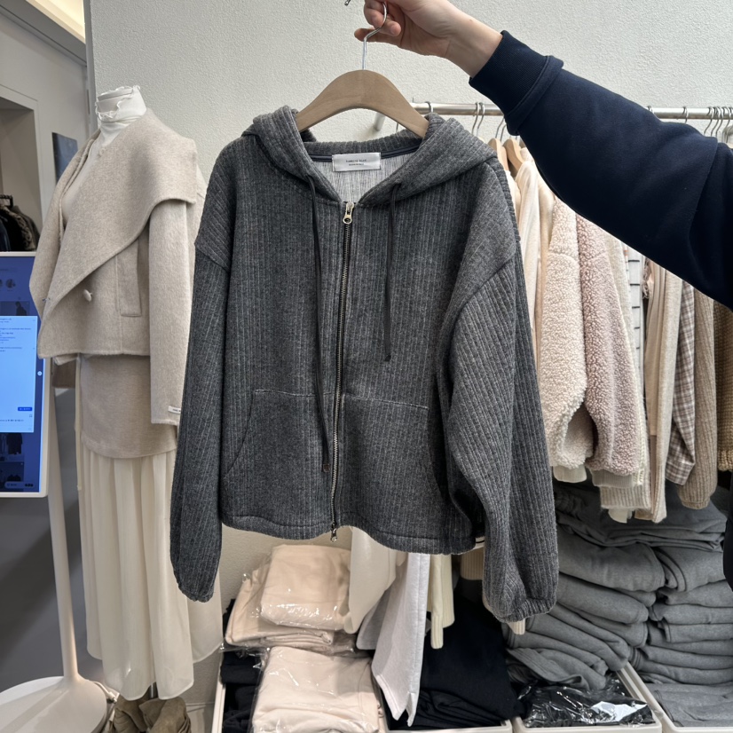 HUMMING BIRD東大門㊣直郵女裝新品時尚真品夾克連帽衫麂皮HUMMING BIRD夾克圖色2