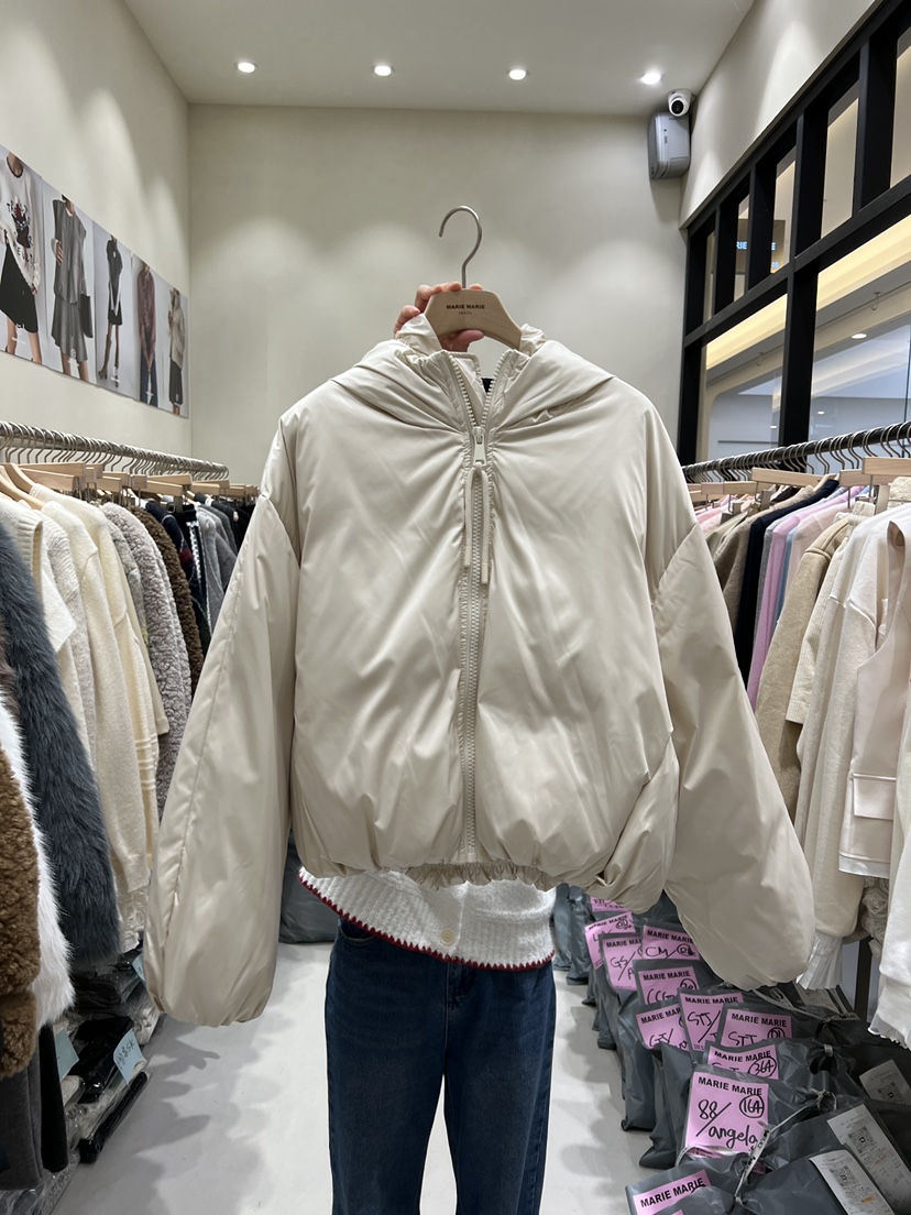 MARIE MARIE東大門㊣代購女裝新品時尚職業人氣短款羽絨服MARIE MARIE短款羽絨服圖色1