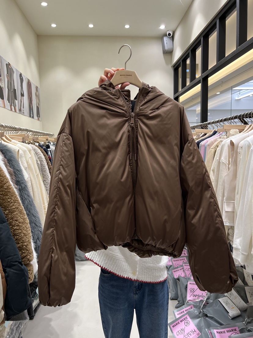 MARIE MARIE東大門㊣代購女裝新品時尚職業人氣短款羽絨服MARIE MARIE短款羽絨服圖色2