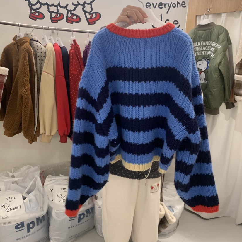 VENTI韓國代購㊣女裝新品真品25秋冬推薦時尚人氣休閑熱賣毛衣VENTI毛衣