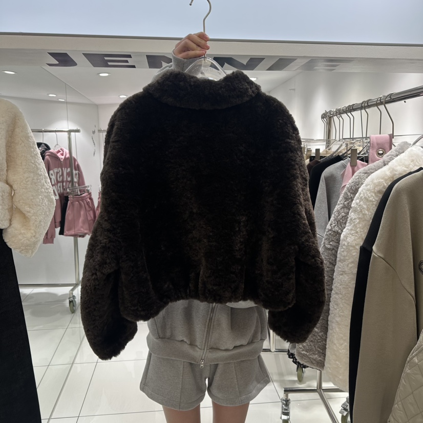 JENNIE韓國直郵㊣女裝新款職業時尚人氣休閑真品25秋冬短款大衣JENNIE/VENEFIT短款大衣