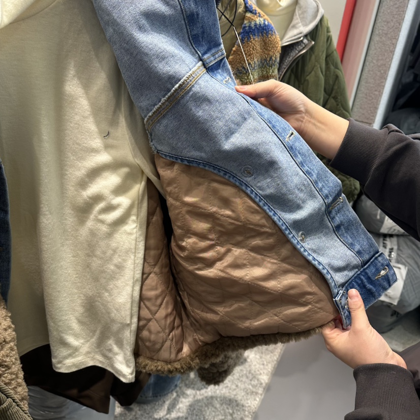 ATPZ東大門㊣直郵女裝新款休閑推薦真品熱賣短款棉服假兩件ATTENTION PLEAES短款棉服