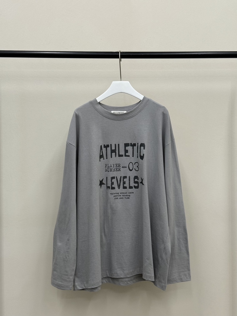 MUCH MORE韓國代購㊣女士新品休閑真品熱賣推薦時尚長袖T恤MUCH MORE長袖T恤圖色2