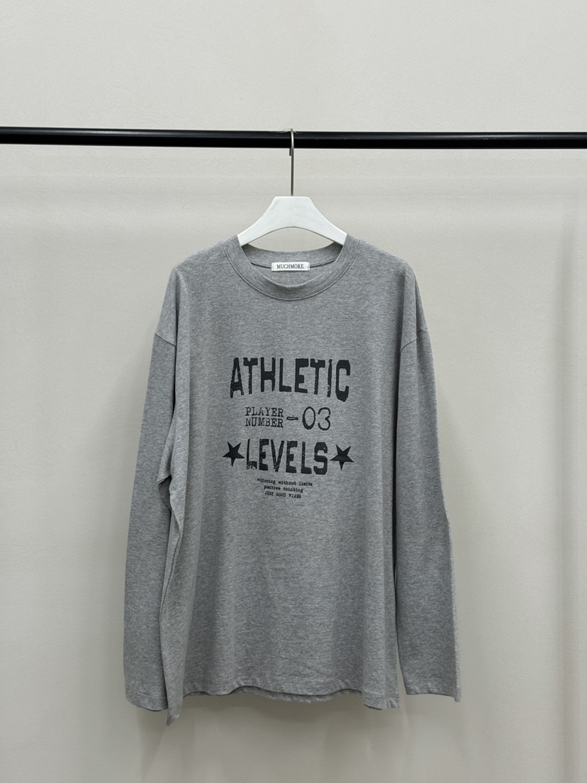 MUCH MORE韓國代購㊣女士新品休閑真品熱賣推薦時尚長袖T恤MUCH MORE長袖T恤圖色3