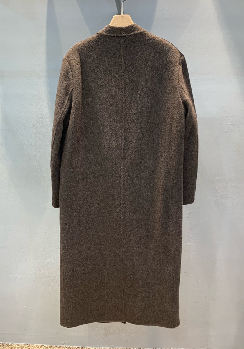 THE SIL韓國直郵㊣女士新款真品人氣休閑中長款大衣手工長款THE SIL/1 2ILLY中長款大衣