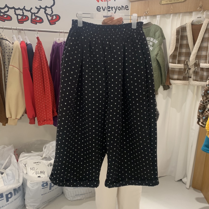 VENTI東大門㊣代購女裝新款真品人氣25秋冬休閑熱賣休閑褲絨VENTI休閑褲圖色2