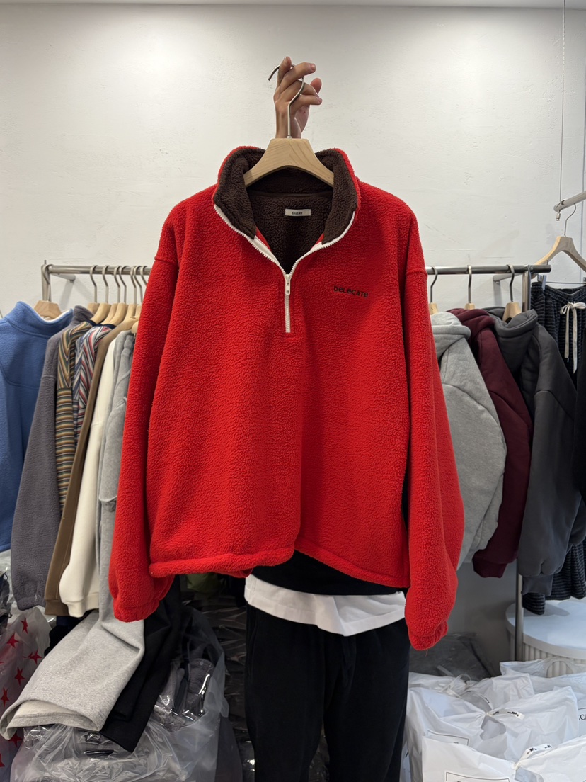 DELICATE東大門㊣實拍女裝新品休閑時尚職業人氣推薦衛衣拉鏈DELICATE衛衣圖色1