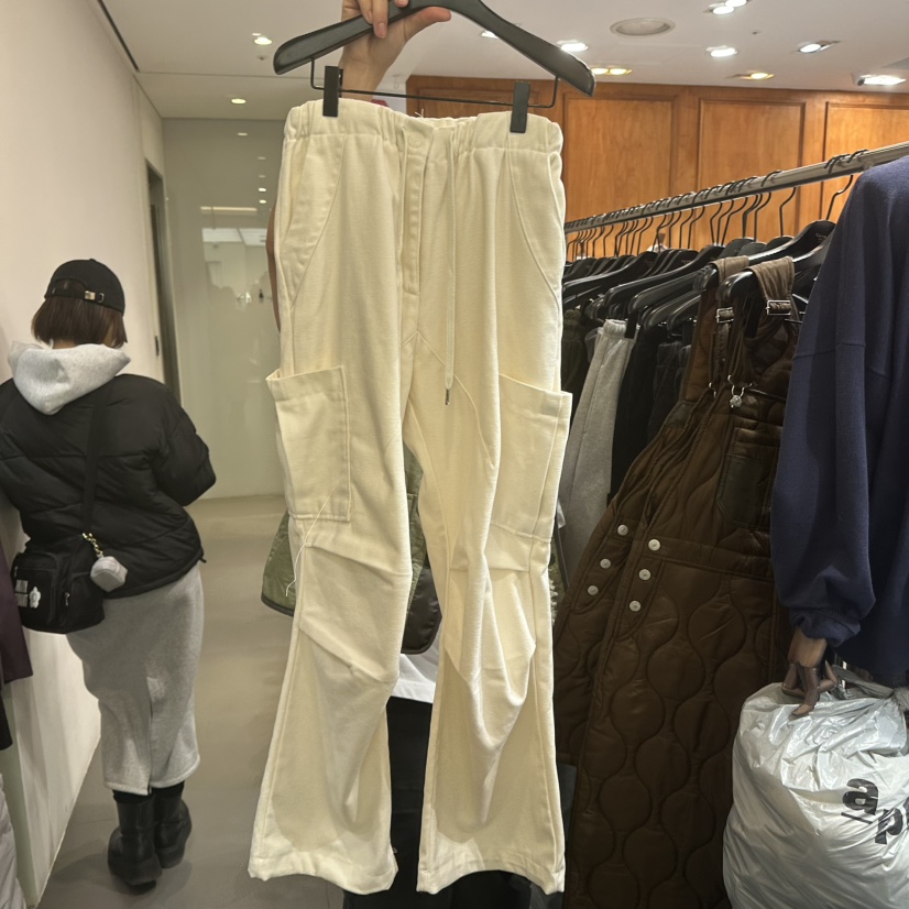 GARMENT-P韓國直郵㊣女裝新品時尚真品職業休閑休閑褲天鵝絨GARMENT休閑褲圖色1