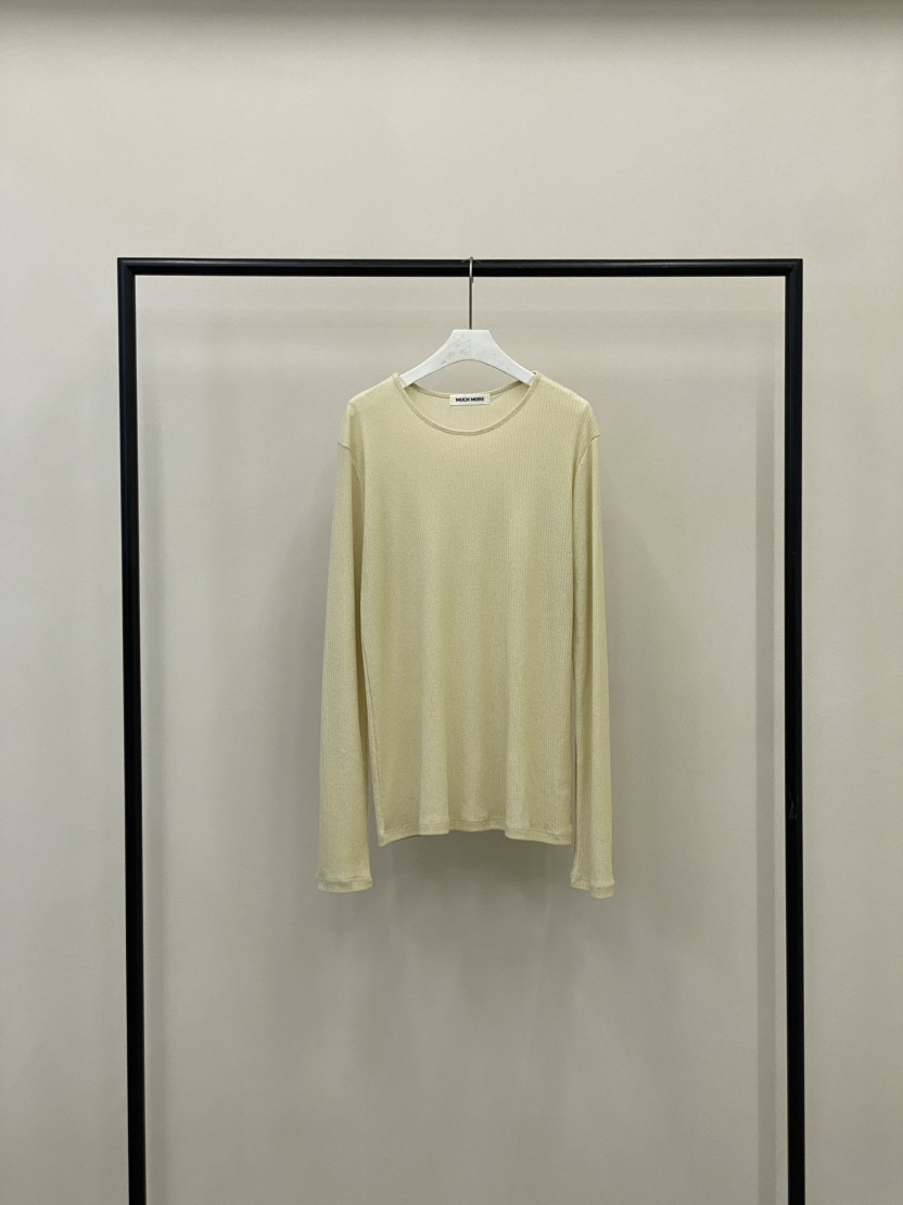 MUCH MORE韓國直郵㊣女裝新品人氣熱賣休閑職業25秋冬長袖T恤MUCH MORE長袖T恤圖色2