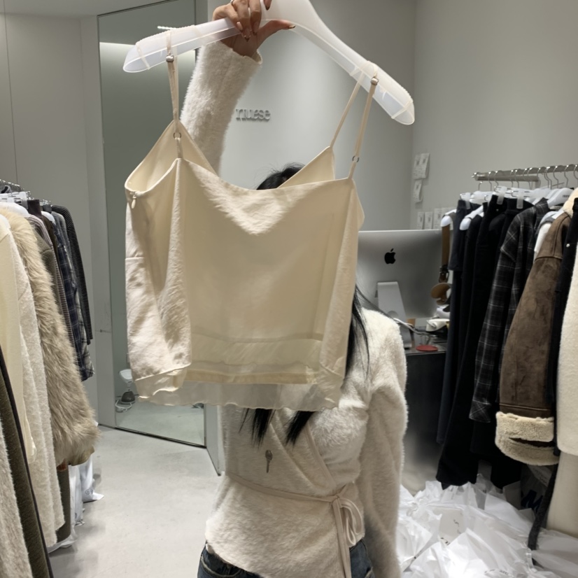 NUESE東大門㊣代購女士新品25秋冬推薦時尚職業熱賣吊帶背心NUESE吊帶/背心