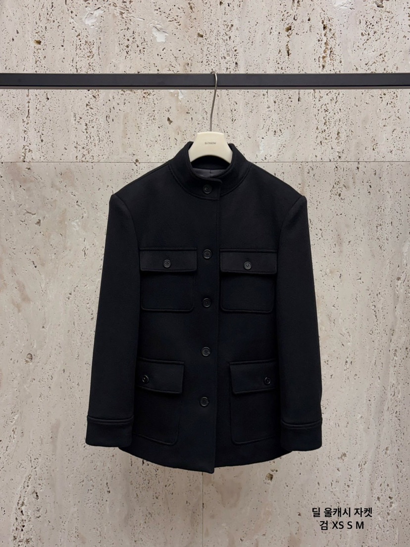 BLOSSOM東大門㊣代購女裝新款職業真品休閑時尚夾克羊毛羊絨BLOSSOM夾克圖色1