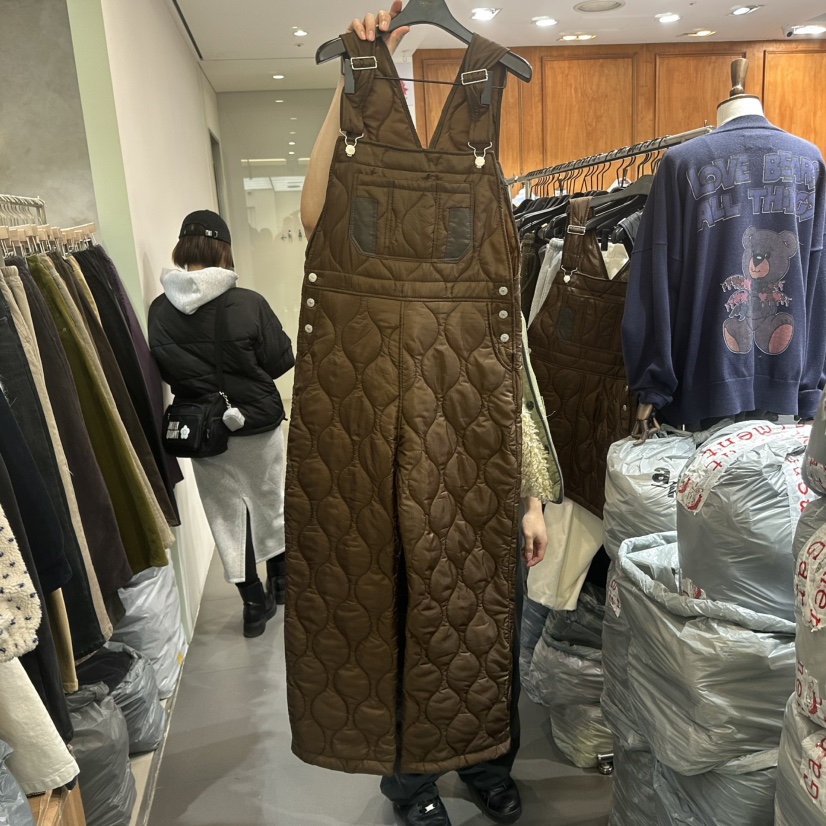 GARMENT-P東大門㊣實拍女裝新款25秋冬職業時尚熱賣背帶褲GARMENT背帶褲圖色1