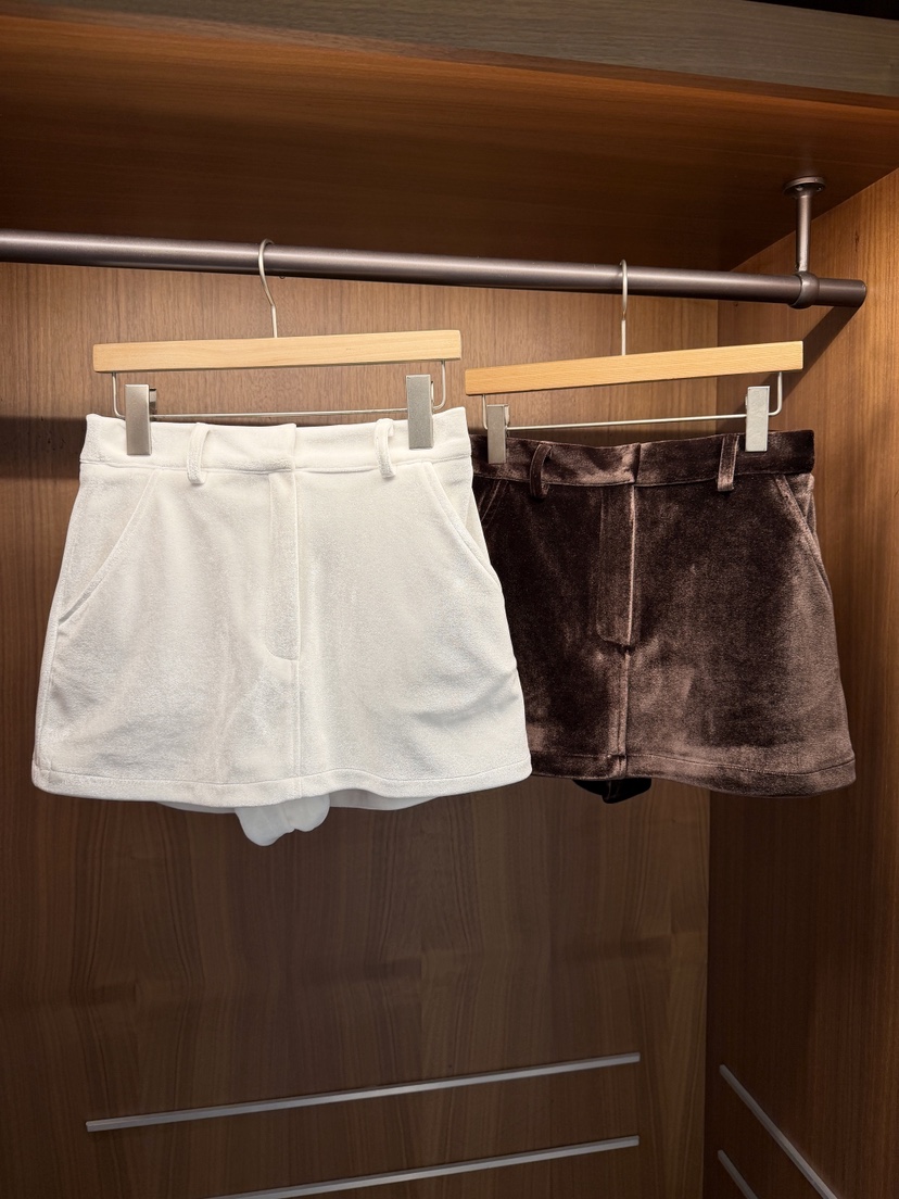 CLOTH東大門㊣代購女裝新品職業時尚休閑真品熱賣裙褲天鵝絨CLOTH裙褲