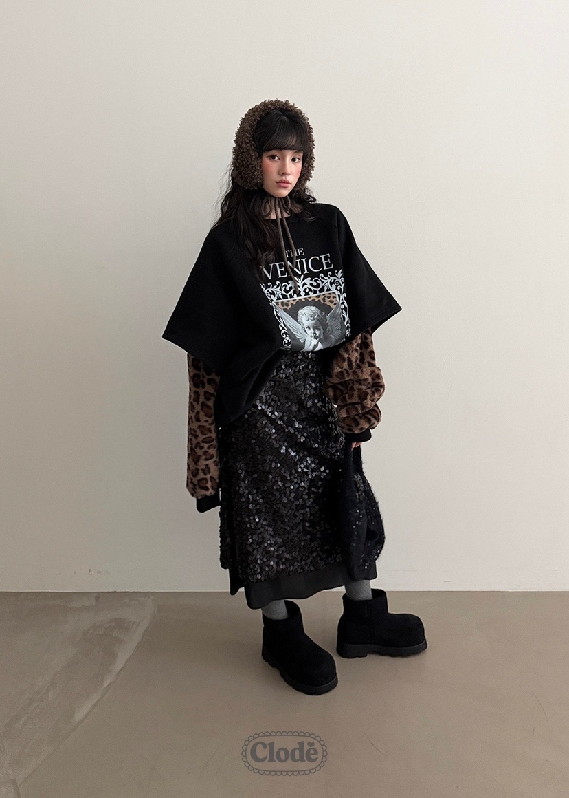 CLODE東大門㊣代購女裝新款時尚推薦休閑真品25秋冬衛衣假兩件CLODE衛衣