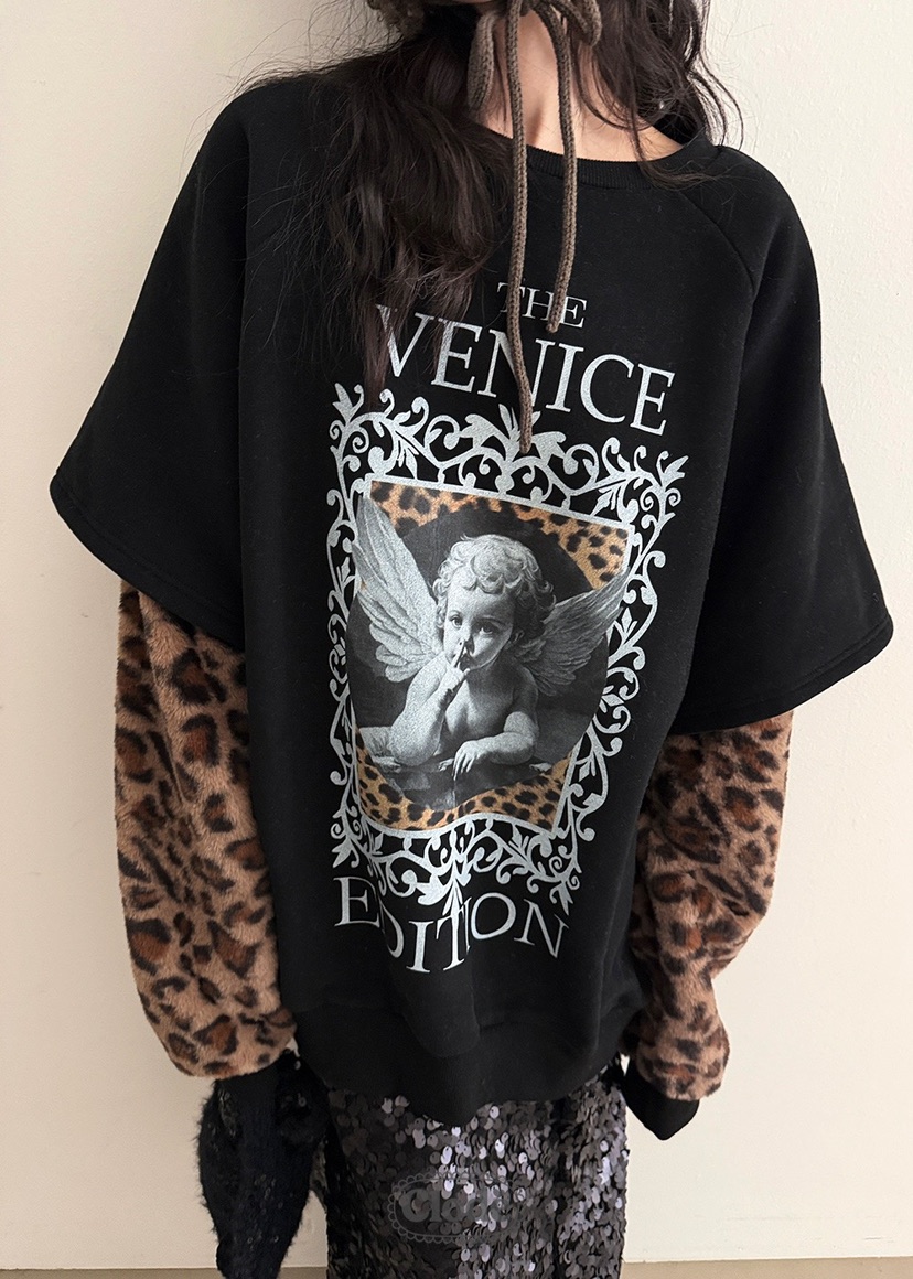 CLODE東大門㊣代購女裝新款時尚推薦休閑真品25秋冬衛衣假兩件CLODE衛衣