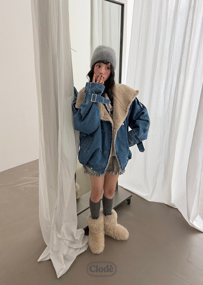 CLODE東大門㊣實拍女士新款時尚推薦25秋冬熱賣人氣職業夾克CLODE夾克