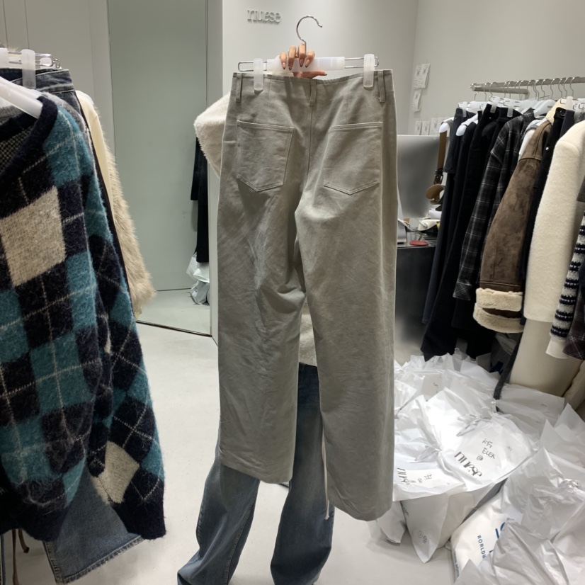 NUESE韓國代購㊣女裝新品休閑時尚職業25秋冬人氣推薦休閑褲NUESE休閑褲