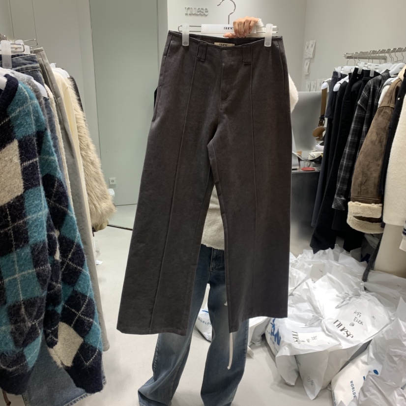 NUESE韓國代購㊣女裝新品休閑時尚職業25秋冬人氣推薦休閑褲NUESE休閑褲圖色2