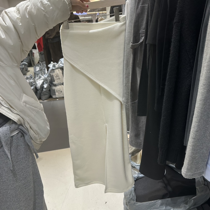 MOMENT韓國代購㊣女士新品職業真品休閑推薦熱賣人氣時尚長裙MOMENT/RECOVER長裙