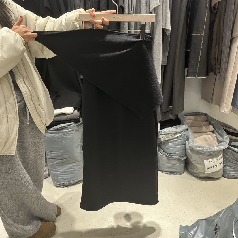 MOMENT韓國代購㊣女士新品職業真品休閑推薦熱賣人氣時尚長裙MOMENT/RECOVER長裙圖色3