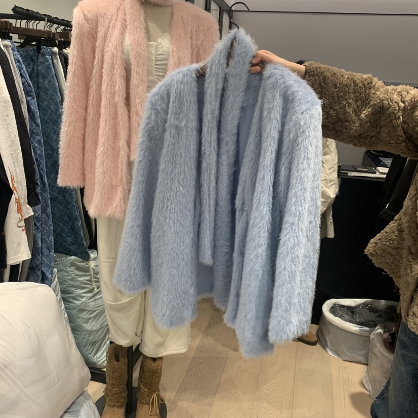 LOVE PULL東大門㊣代購女裝新款人氣25秋冬時尚套裝套裝圍巾LOVE PULL套裝圖色2