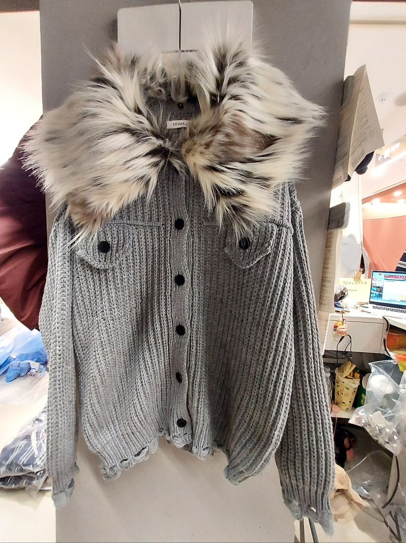 MOMAZU韓國直郵㊣女士新品推薦時尚休閑25秋冬職業人氣毛衣MOMAZU毛衣圖色1