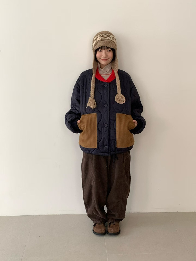 VENTI東大門㊣代購女裝新品時尚25秋冬休閑人氣短款棉服填充VENTI短款棉服圖色2