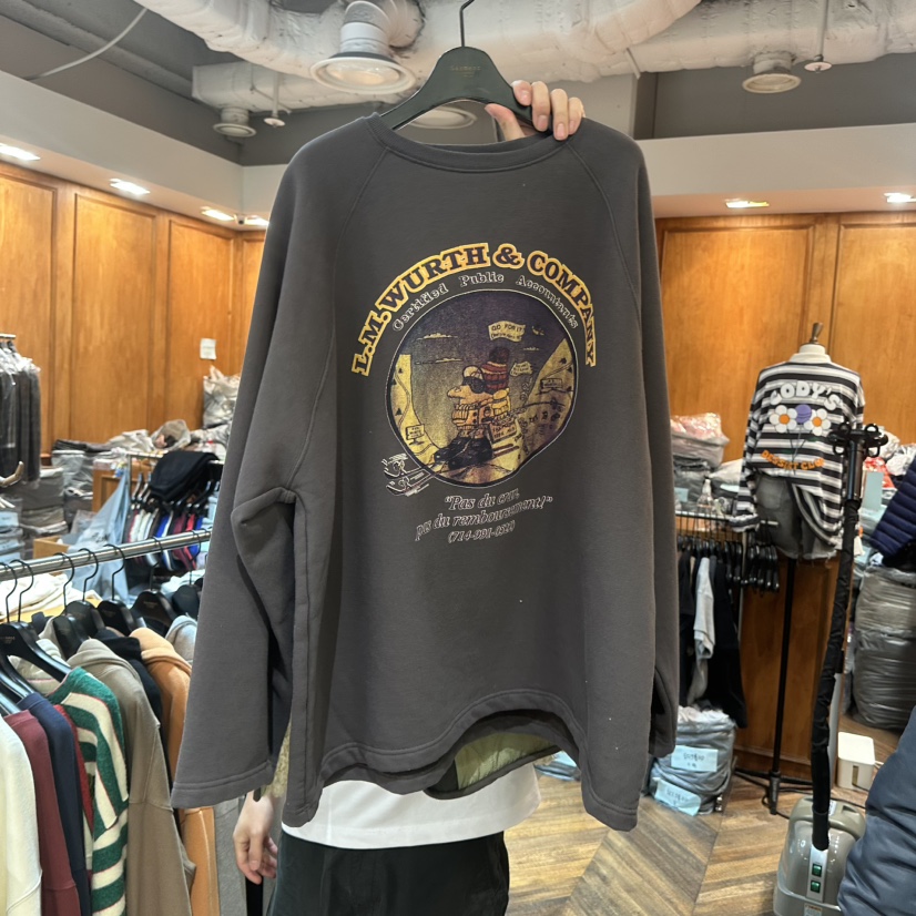 GARMENT-P東大門㊣代購女士新品職業25秋冬推薦休閑人氣衛衣GARMENT衛衣圖色3