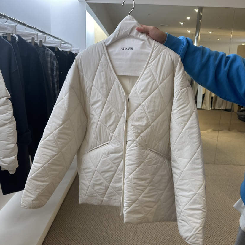 ARTISANAL東大門㊣代購女裝新款休閑人氣25秋冬短款棉服絎縫棉ARTISANAL短款棉服圖色1