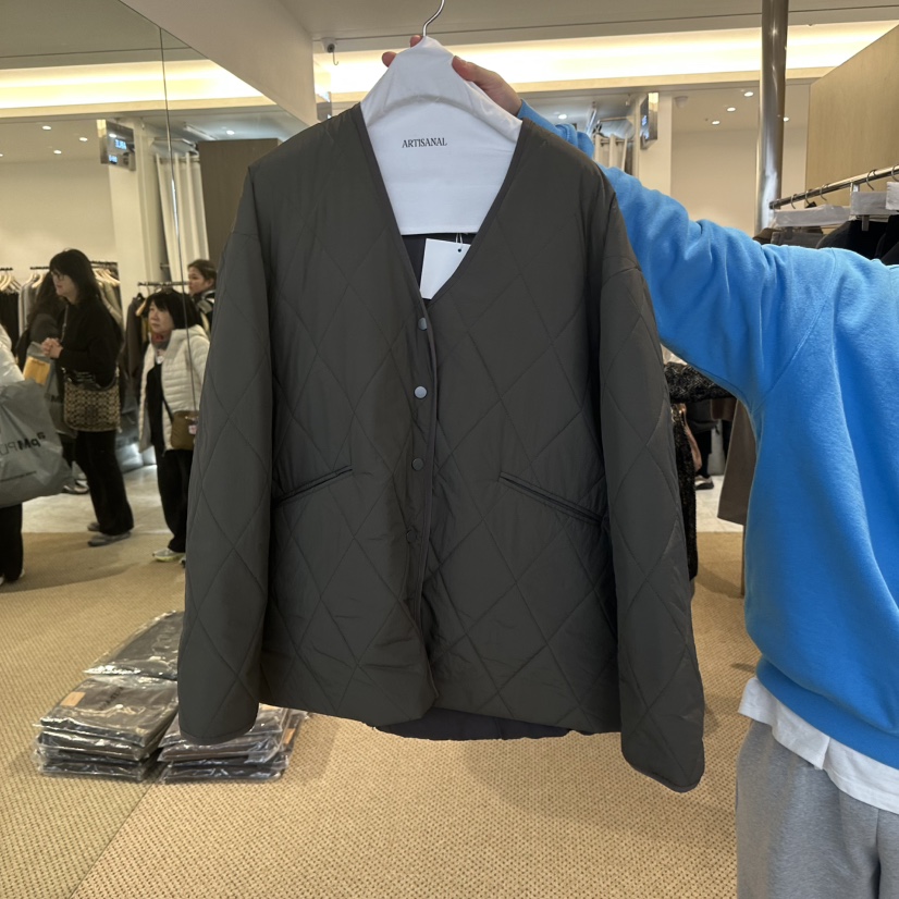 ARTISANAL東大門㊣代購女裝新款休閑人氣25秋冬短款棉服絎縫棉ARTISANAL短款棉服圖色2